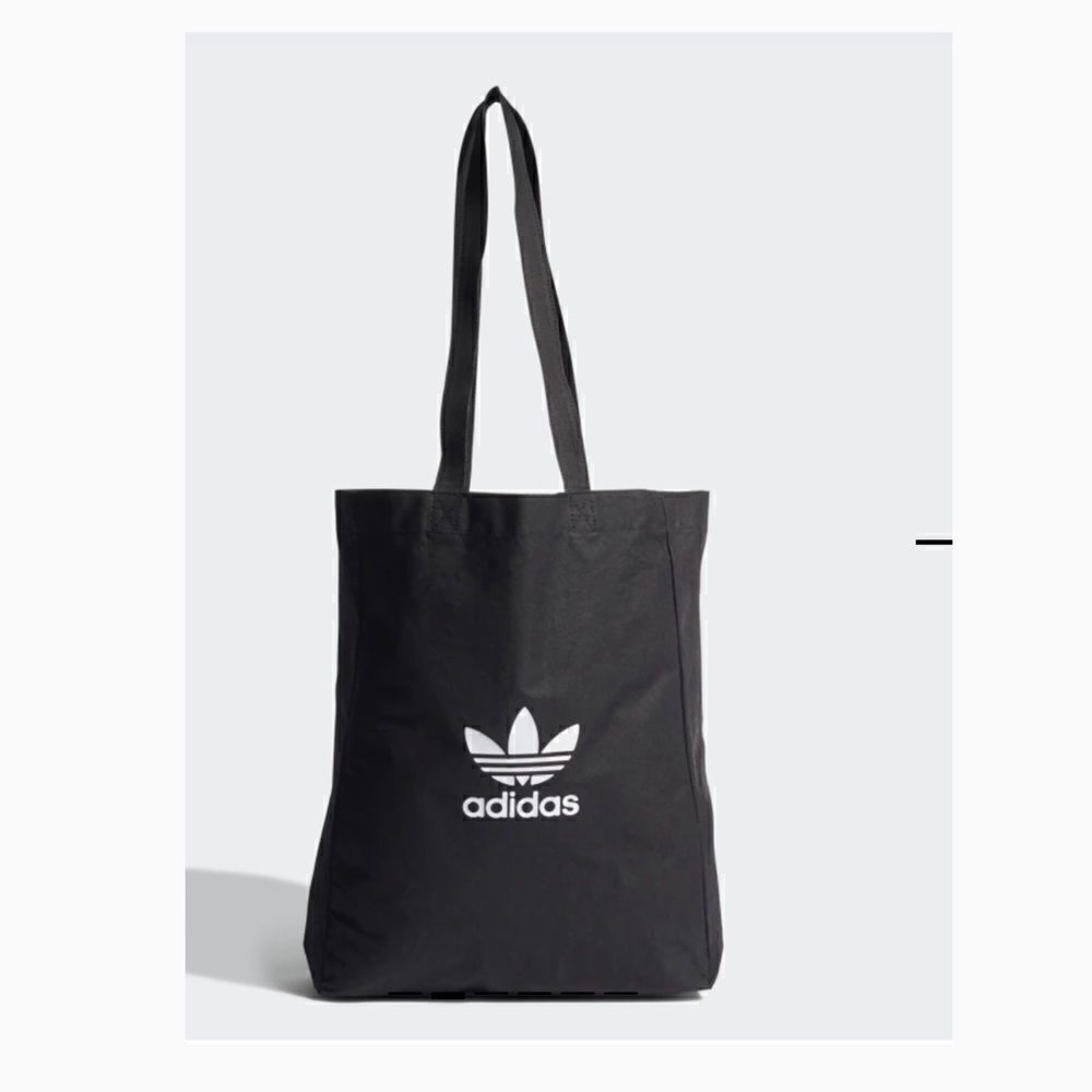 Adidas Canvas Trefoil Logo Shopper Bag